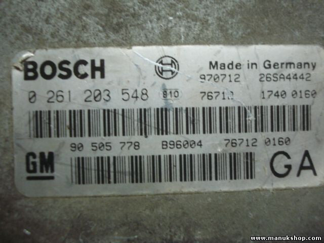 Motorsteuergerät Opel Sintra 90505778 90 505 778 GM BOSCH 0261203548