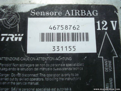 Airbagsensor Airbagsteuergerät Fiat Punto 1993-2005 TRW 46758762 0046758762
