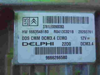 Motorsteuergerät Peugeot 407 Citroen  9663548180 9666266580 28203761 R0413C021B