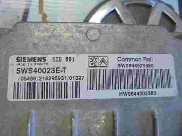 Motorsteuergerät Citroen Xsara 9646529580 SW9646529580 9644302380 5WS40023E-T