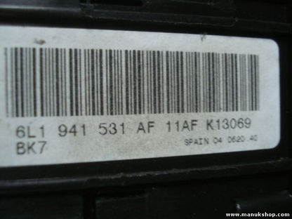Lichtschalter Seat Ibiza 6L1 941 531 AF 6L1941531AF 11AF K3365G
