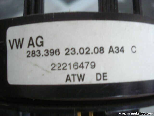 Airbag Schleifring VW Volkswagen Skoda Seat AG 22216479