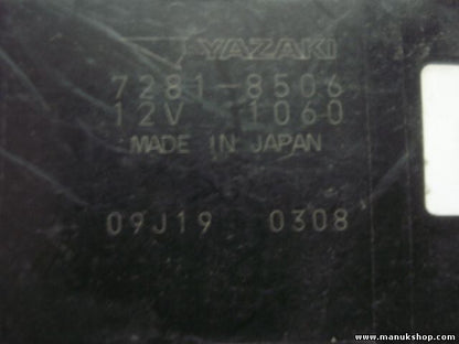 Relais Integration Suzuki Grand Vitara 7281 8506 72818506 09J19 0308 09J190308