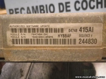 Motorsteuergerät Chrysler Voyager EDZ P04748415AI 04748415AI HYBBAF 240480