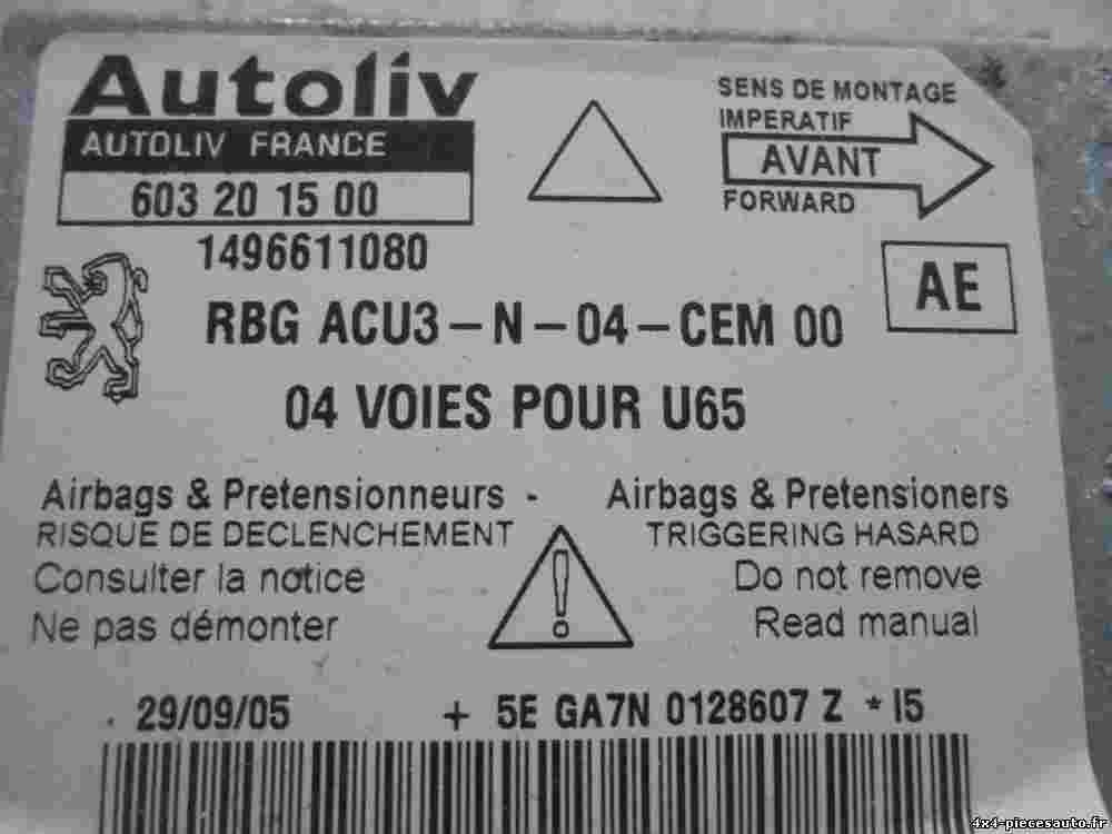 Airbagsensor Airbagsteuergerät  Scudo Peugeot Expert (AE) 1496611080 603201500