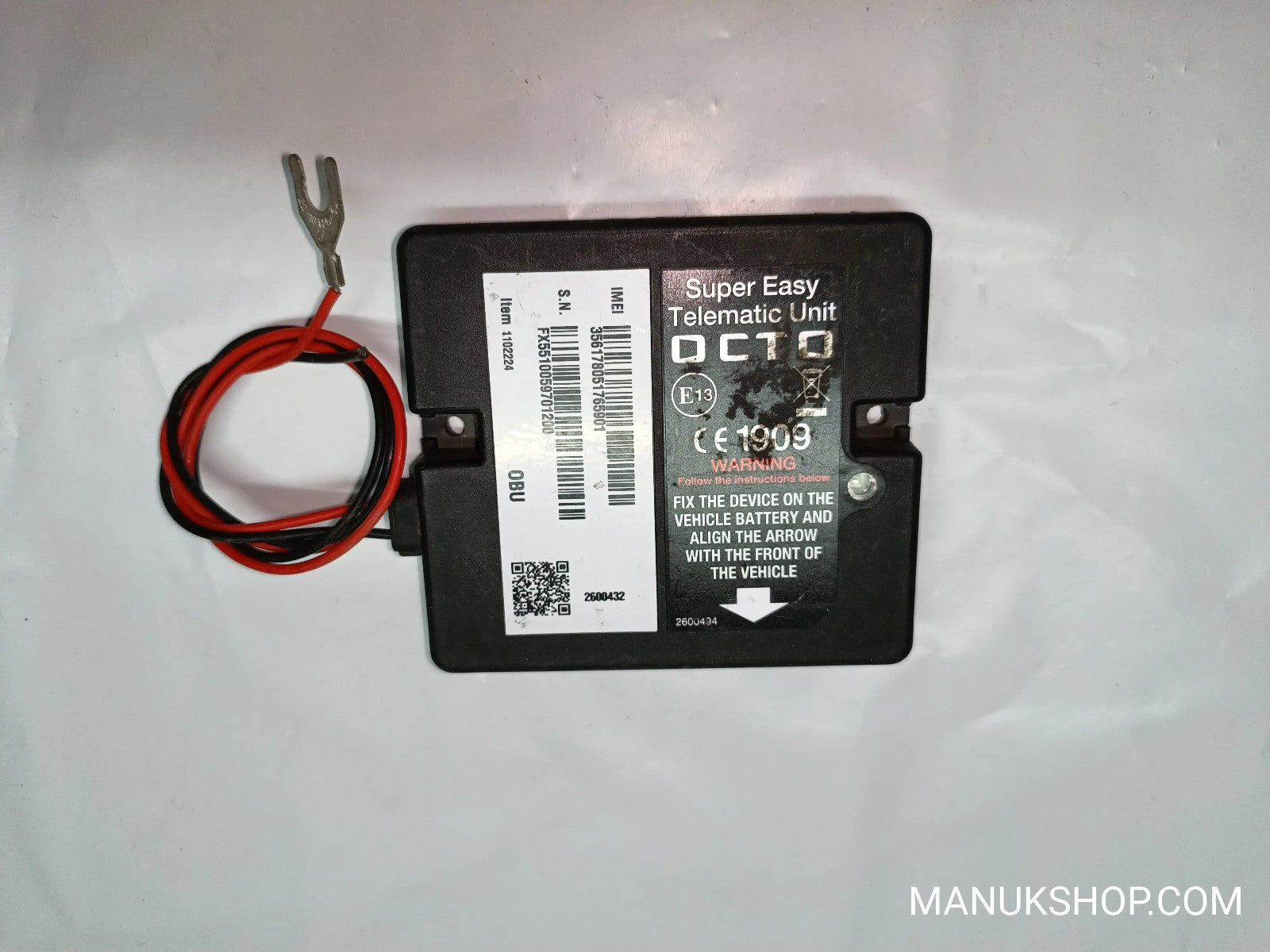 Octo Super Easy Telematic Unit 2600432 2600494 356178051765901 FX5510059701200