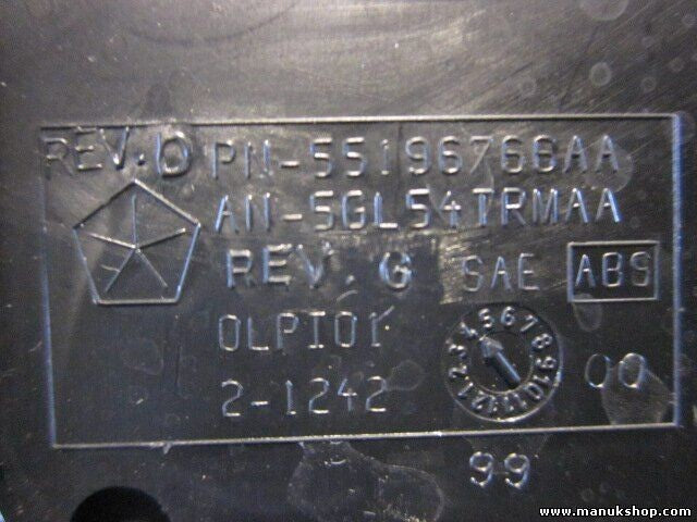 Getränkehalter Jeep Grand Cherokee II WJ WG 2.7 CRD 55196766AA 5GL54TRMAA 21242