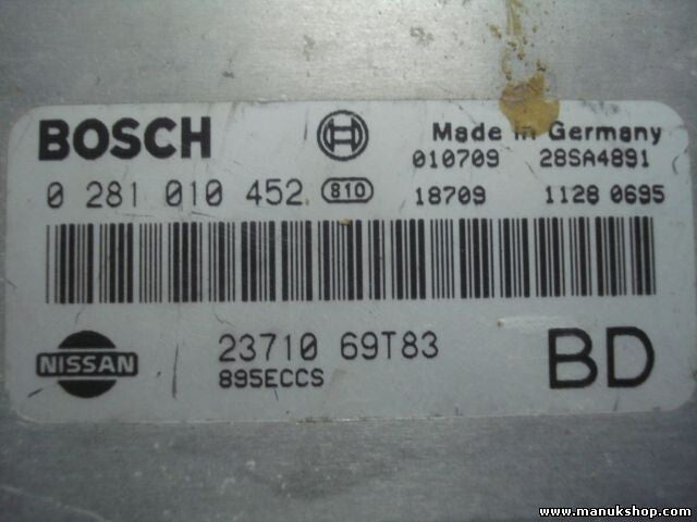 Motorsteuergerät Nissan Cabstar 2371069T83 BD  895ECCS BOSCH 0281010452