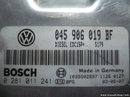 Motorsteuergerät VW Volkswagen 045906019BF 045 906 019 BF 1039S02897 0281011241