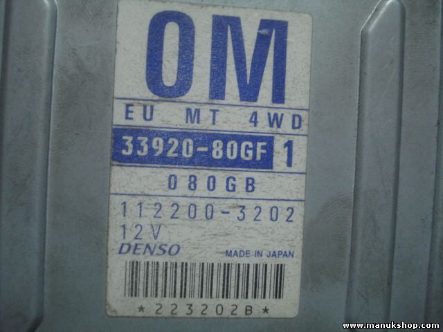 Motorsteuergerät Suzuki Ignis 3392080GF 33920-80GF 3392080GF1 DENSO 1122003202