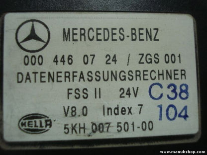 Datenerfassungsrechner Mercedes 0004460724/ZGS Index 7 HELLA 5KH00750100
