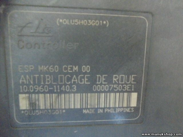 Hydraulikblock Citroen C5 9657061080 ESP ATE 10096011403 10020601904 00007503E1