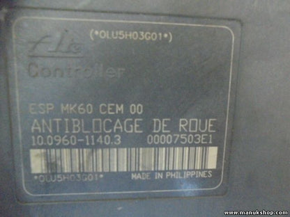 Hydraulikblock Citroen C5 9657061080 ESP ATE 10096011403 10020601904 00007503E1