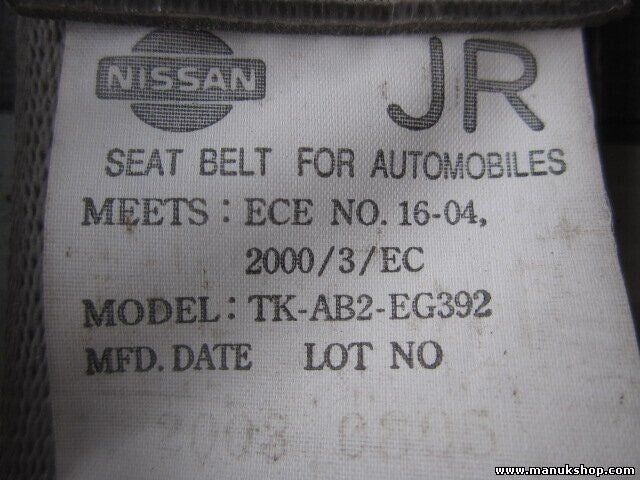 Sicherheitsgurt vorne rechts Nissan X Trail T30 TKAB2EG392 TK AB2 EG392