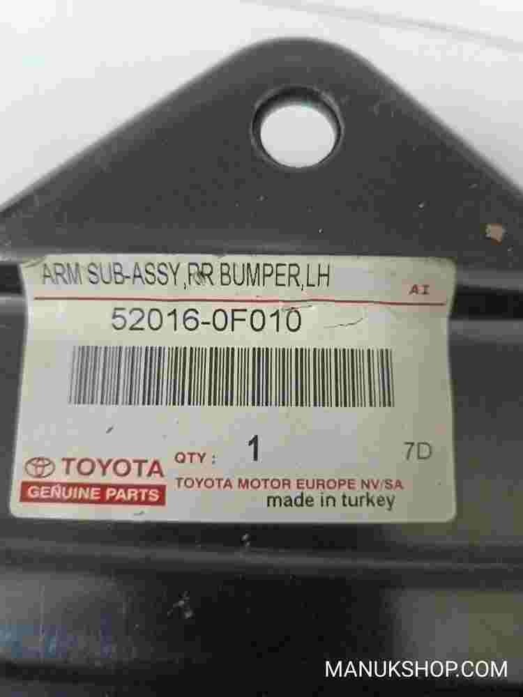 Arm Sub-Assy Rear Bumper LH Toyota Corolla 520160F010 52016-0F010