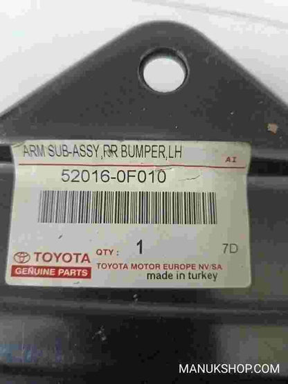 Arm Sub-Assy Rear Bumper LH Toyota Corolla 520160F010 52016-0F010