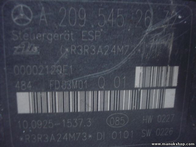 ABS Hydraulikblock Mercedes-Benz W203 A2034310912 A2095452632 00002129E1