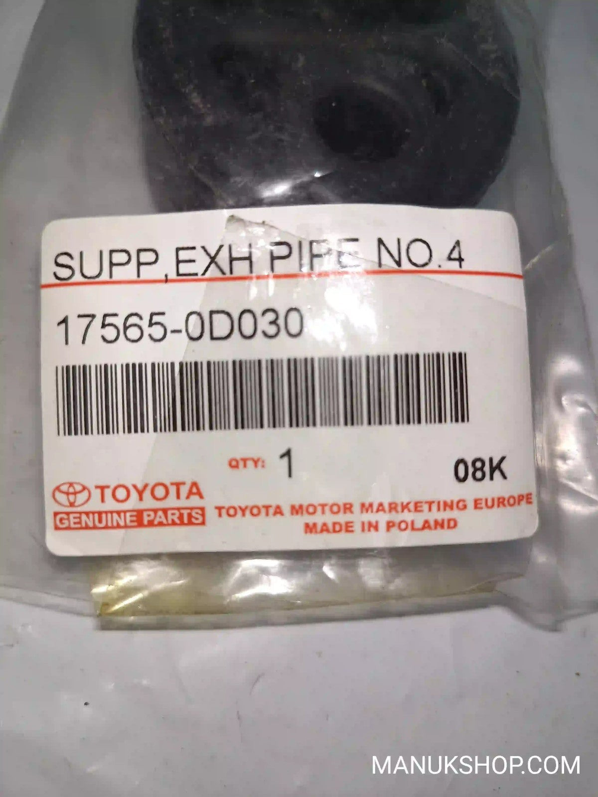 Support Exhaust Pipe  No.4.Toyota  Avensis Corolla Yaris  175650D030 17565-0D0