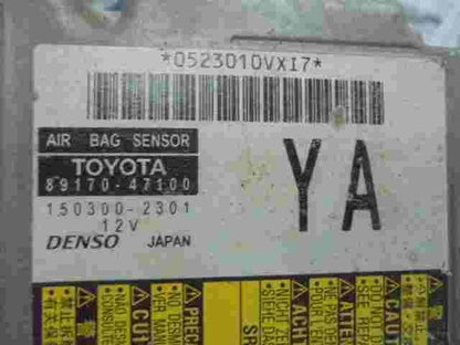 Airbagsensor Airbagsteuergerät Toyota Prius ( YA ) 8917047100 DENSO 1503002301