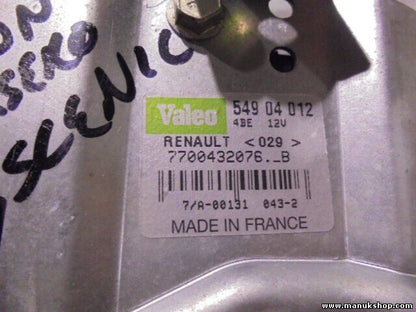 Heckwischermotor wischermotor hinten Renault Scenic RX4 7700432076B 54904012