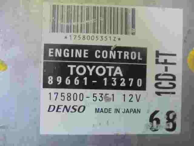 Motorsteuergerät Toyota Corolla  8966113270 89661-13270 DENSO 1758005351 1CD-FT