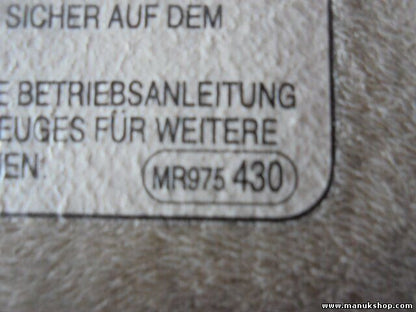 Sonnenblende rechts Mitsubishi L 200 K7 T K6 T 2.5 TD 4WD 1996-2007 MR975430