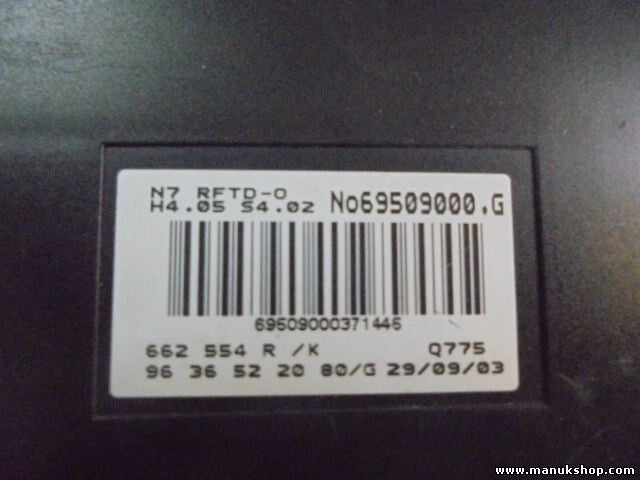 Steuergerät Klima Citroen Xsara 9636522080 662554R/K 69509000G