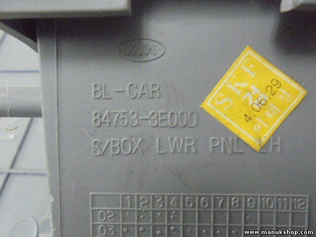 überlagern Konsolen Kia Sorento 2.5 CRDi 2003 847533E000 84753-3E000 84753 3E000