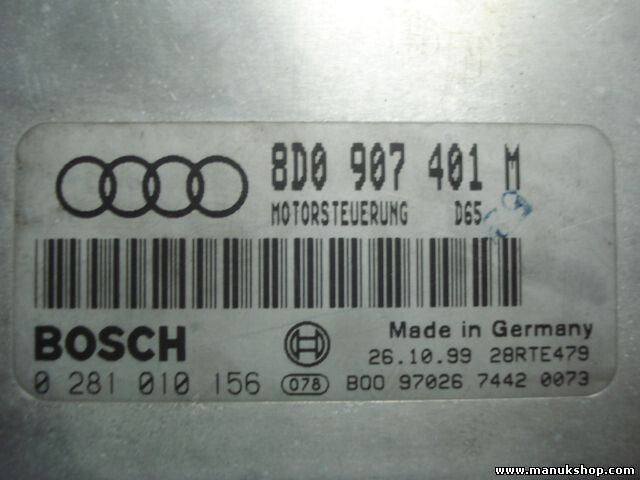 Motorsteuergerät Audi A4 2.5 1997-1998 8D0907401M 8DO907401M BOSCH 0281010156