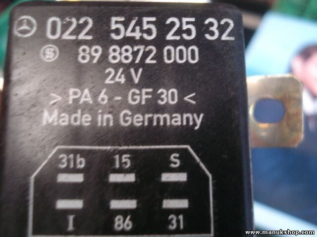 Fensterheber Relais Mercedes Benz 24V 0225452532 022 545 25 32 898872000