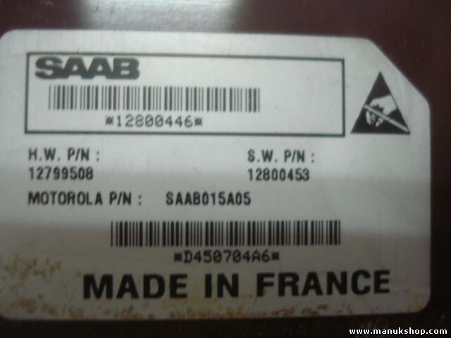 Fensterheber schalter Saab 9-3 MOTOROLA HW 12799508 SAAB015A05 SW 12800453
