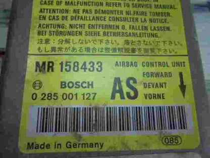 Airbagsensor Airbagsteuergerät Carisma AS MR158433 MR 158433 BOSCH 0285001127