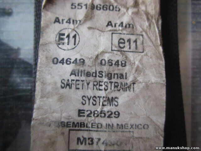 Sicherheitsgurt Gurt Jeep Grand Cherokee I ZJ 4.0 Laredo 55196605 E11 04648 0648