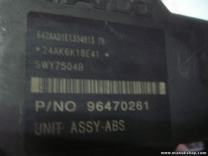 Hydraulikblock Chevrolet Kalos ASSY-ABS4/4 96470261 5WY7504B 96470254 96470254MA