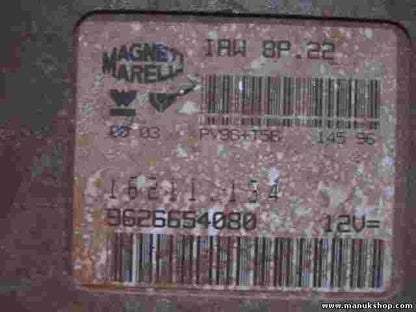 Motorsteuergerät Fiat Ulysse Lancia Peugeot Citroen  9626654080 IAW8P22 16211134