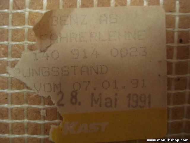 Verkleidung Rückenlehne Mercedes-Benz W140 600 SE SEL A1409140023 1409140023
