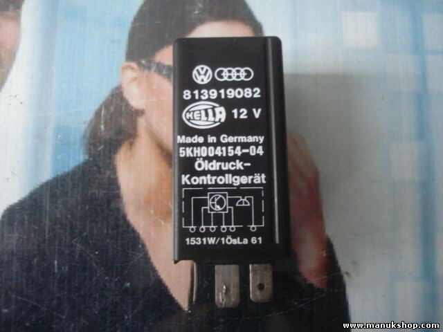 Öl druck kontrollgerät Relais Audi 80 813919082 HELLA 5KH004154-04