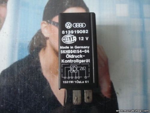 Öl druck kontrollgerät Relais Audi 80 813919082 HELLA 5KH004154-04