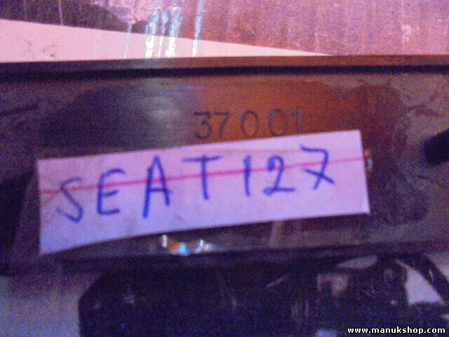 Emblem Logo hinten rear SEAT 127 LS 37001 .