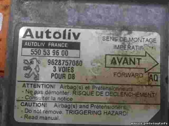 Airbagsensor Airbagsteuergerät  Peugeot 406 AQ 9628757080 550539600 550 53 96 00