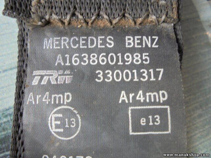 Sicherheitsgurt Gurt Mercedes-Benz M-Klasse W163 TRW A1638601985 33001317 E13