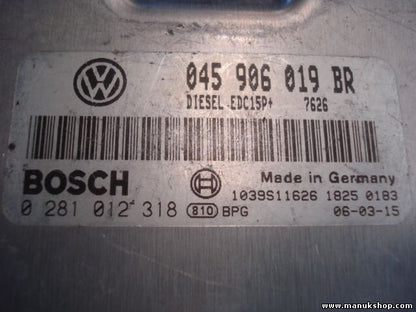 Motorsteuergerät Skoda Fabia VW Volkswagen 1.4 045906019BR 0281012318 1039S11626