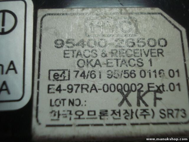 Steuergerät Wegfahrsperre Alarmmodul Hyundai Santa XKF 9540026500 E4-97RA-000002