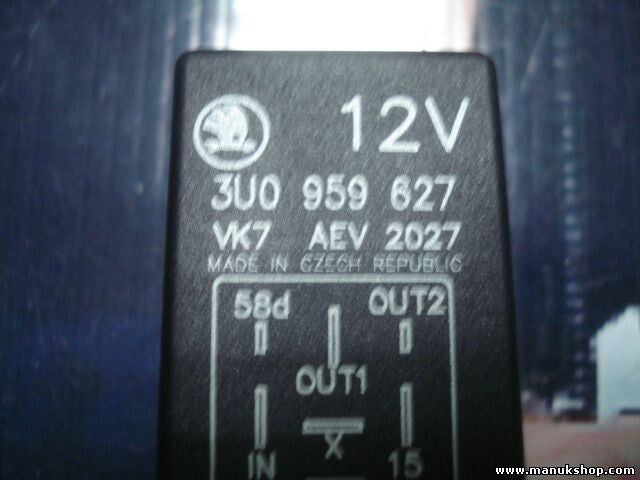 Heckscheibenheizung relais Skoda Superb I No.445 3U0959627 3U0 959 627 3UO959627