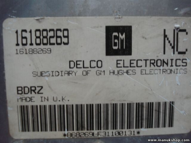 Motorsteuergerät Opel Corsa B Astra F (BDRZ) DELCO 16188269NC 16188269
