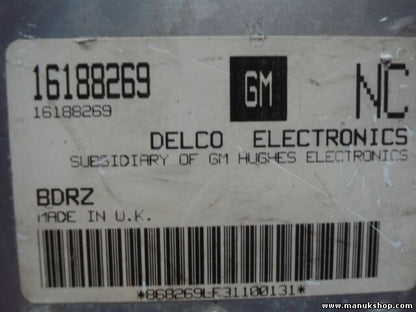 Motorsteuergerät Opel Corsa B Astra F (BDRZ) DELCO 16188269NC 16188269