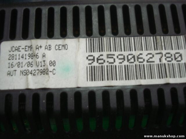 Bordcomputer Citroen C4 V13.00 9659062780 JCAE-EMF 281141986A AUT NS01652195