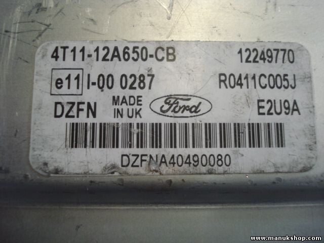 Motorsteuergerät Ford Transit 4T1112A650CB 4T11-12A650-CB 12249770 R0411C005J