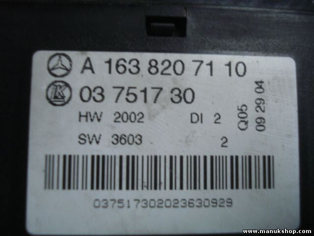 Fensterheber schalter Mercedes-Benz W163 ML ML350 ML500 A1638207110 LK 03751730