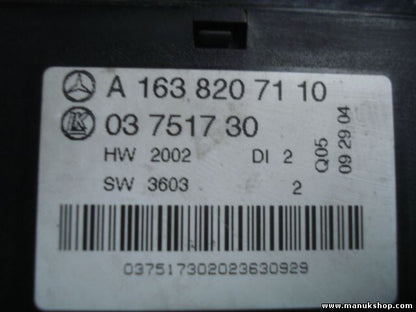 Fensterheber schalter Mercedes-Benz W163 ML ML350 ML500 A1638207110 LK 03751730